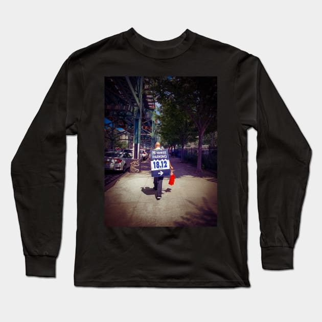 Yankee Stadium South Bronx New York City Long Sleeve T-Shirt by eleonoraingrid